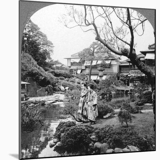 Japanese Maids in a Garden, 1904-BL Singley-Mounted Photographic Print