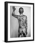 Japanese Man with Tattoos-Alfred Eisenstaedt-Framed Photographic Print