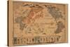 Japanese Map of the World; People of Many Nations-null-Stretched Canvas