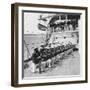 Japanese Marines Drilling on Board the Warship Mikasa, Russo-Japanese War, 1904-5-null-Framed Giclee Print