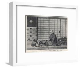 Japanese Masseur-null-Framed Art Print