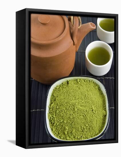 Japanese Matcha Tea, Japan, Asia-null-Framed Stretched Canvas