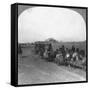 Japanese Military Transportation Train, Manchuria, 1906-null-Framed Stretched Canvas