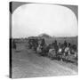 Japanese Military Transportation Train, Manchuria, 1906-null-Stretched Canvas
