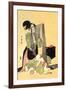 Japanese Mother and Child-Kitagawa Utamaro-Framed Art Print