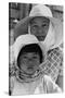 Japanese Mother and Daughter, Agricultural Workers-Dorothea Lange-Stretched Canvas