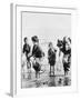 Japanese Mothers and Children Fishing Photograph - Japan-Lantern Press-Framed Art Print