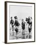 Japanese Mothers and Children Fishing Photograph - Japan-Lantern Press-Framed Art Print