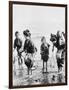 Japanese Mothers and Children Fishing Photograph - Japan-Lantern Press-Framed Art Print