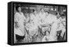 Japanese Mothers with their Infants in Perambulators or Baby Carriages-null-Framed Stretched Canvas