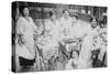 Japanese Mothers with their Infants in Perambulators or Baby Carriages-null-Stretched Canvas