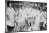 Japanese Mothers with their Infants in Perambulators or Baby Carriages-null-Mounted Art Print