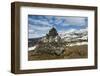 Japanese mountain cross in the Daisetsuzan National Park, UNESCO World Heritage Site, Hokkaido, Jap-Michael Runkel-Framed Photographic Print