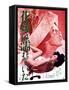 Japanese Movie Poster - A Bride Was Wet-null-Framed Stretched Canvas