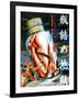 Japanese Movie Poster - A Hell in a Bottle-null-Framed Giclee Print