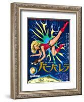 Japanese Movie Poster - Barbarella-null-Framed Giclee Print