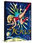 Japanese Movie Poster - Barbarella-null-Stretched Canvas