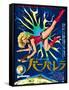 Japanese Movie Poster - Barbarella-null-Framed Stretched Canvas