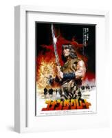 Japanese Movie Poster - Conan the Barbarian-null-Framed Giclee Print