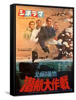 Japanese Movie Poster - Ice Station Zebra-null-Framed Stretched Canvas