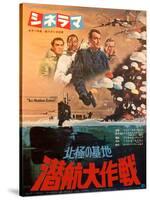 Japanese Movie Poster - Ice Station Zebra-null-Stretched Canvas