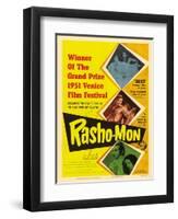 Japanese Movie Poster - Rashomon in English-null-Framed Giclee Print