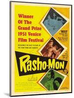 Japanese Movie Poster - Rashomon in English-null-Mounted Giclee Print