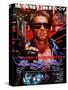 Japanese Movie Poster - Terminator-null-Stretched Canvas