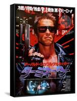 Japanese Movie Poster - Terminator-null-Framed Stretched Canvas