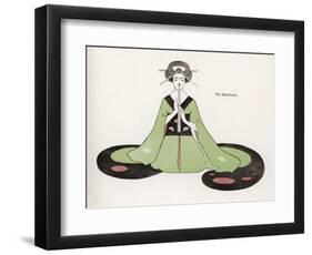 Japanese Musician Plays the Shakuhachi a Wind Instrument Resembling the Western Flute-R. Halls-Framed Art Print