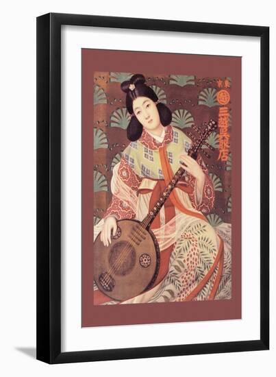 Japanese Musician-null-Framed Art Print