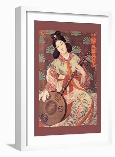 Japanese Musician-null-Framed Art Print