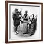 Japanese Musicians, C.1860s-Felice Beato-Framed Photographic Print