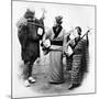 Japanese Musicians, C.1860s-Felice Beato-Mounted Photographic Print