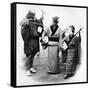 Japanese Musicians, C.1860s-Felice Beato-Framed Stretched Canvas