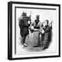 Japanese Musicians, C.1860s-Felice Beato-Framed Photographic Print