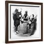 Japanese Musicians, C.1860s-Felice Beato-Framed Photographic Print