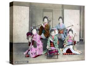 Japanese Musicians-null-Stretched Canvas
