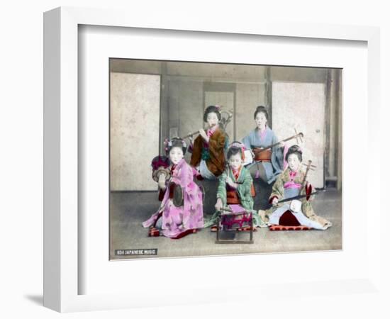 Japanese Musicians-null-Framed Giclee Print