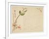 Japanese Nightingale Perched on a Branch-Suit?-Framed Giclee Print