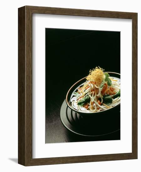 Japanese Noodle Soup (Miso Udon) with Fried Ginger-Frank Wieder-Framed Photographic Print