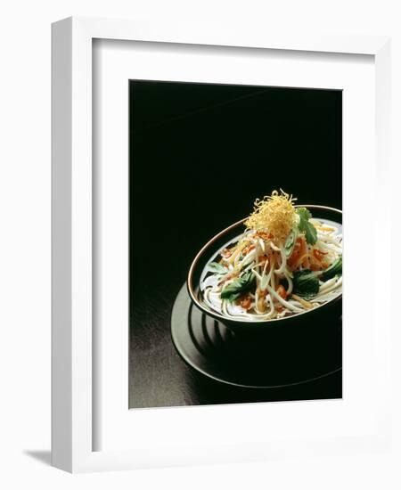 Japanese Noodle Soup (Miso Udon) with Fried Ginger-Frank Wieder-Framed Photographic Print