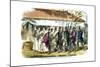 Japanese Officers Going to Pay Visits of Congratulation, Japan, 1865-null-Mounted Giclee Print