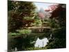 Japanese Ornamental Garden in Blossom-Kusakabe Kimbei-Mounted Giclee Print