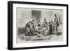 Japanese Party at Meals-null-Framed Giclee Print