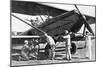 Japanese Plane Being Loaded with Bombs in Manchuria, 1933-Japanese Photographer-Mounted Photographic Print