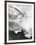 Japanese Plane Crashing in the Pacific-null-Framed Premium Photographic Print