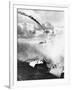 Japanese Plane Crashing in the Pacific-null-Framed Premium Photographic Print