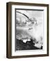 Japanese Plane Crashing in the Pacific-null-Framed Photographic Print