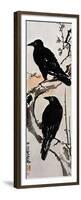 Japanese Print: Crow-Kawanabe Kyosai-Framed Premium Giclee Print